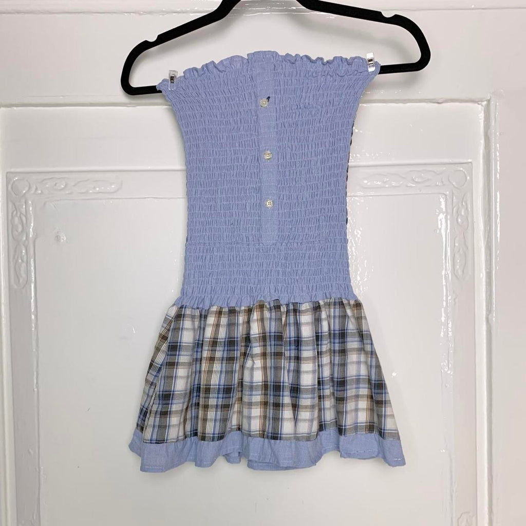 Plaid Mini Dress