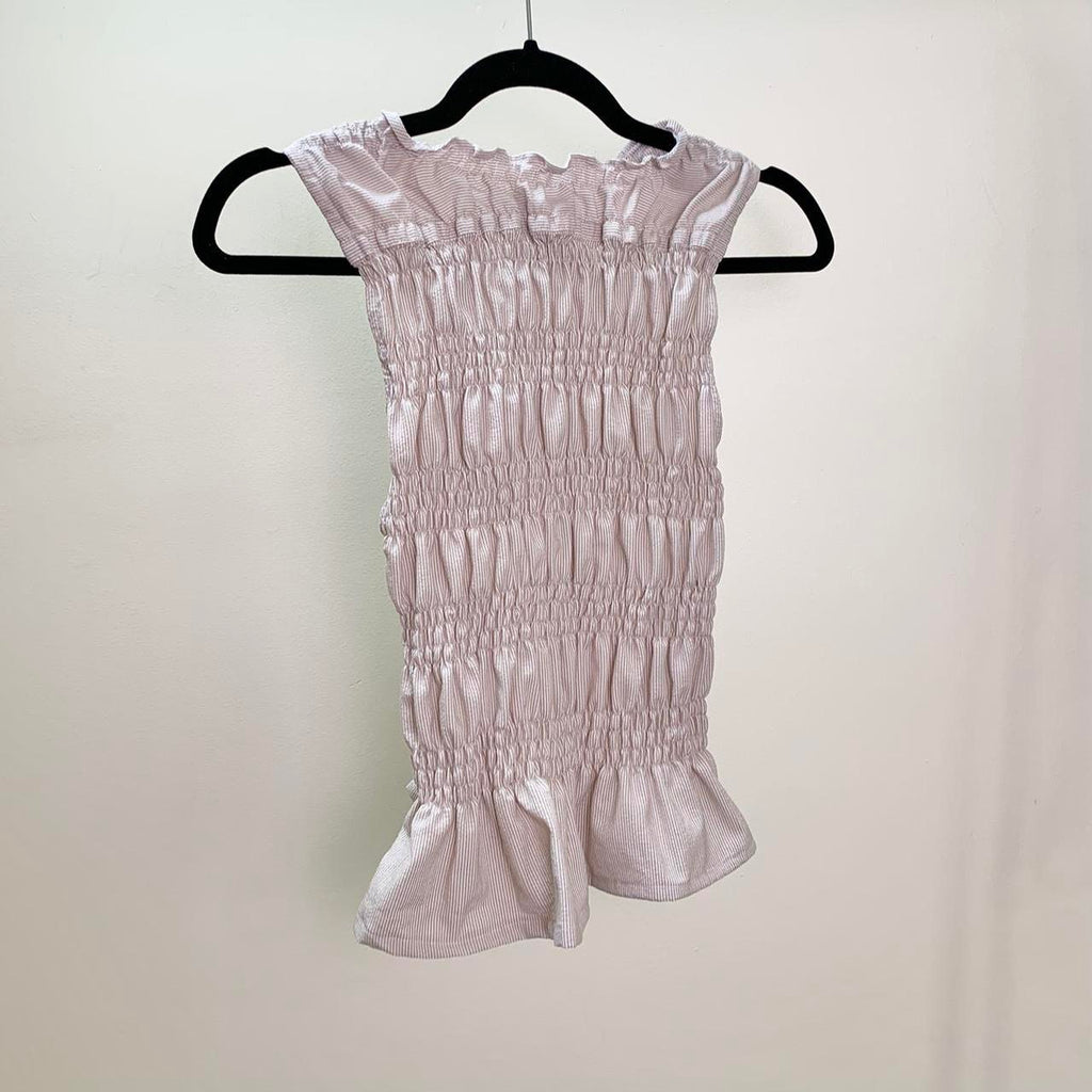 Striped Ruched Tank top