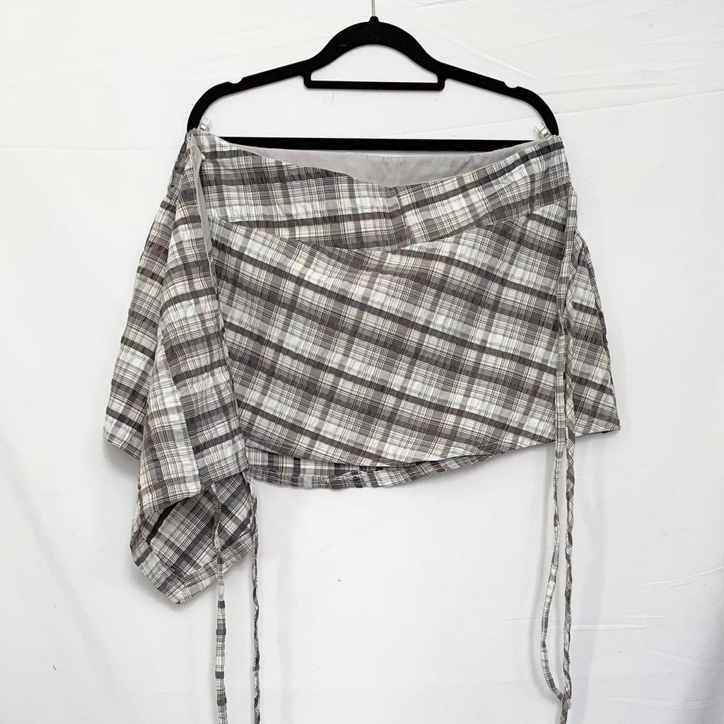 Wrap Mini Skirt
