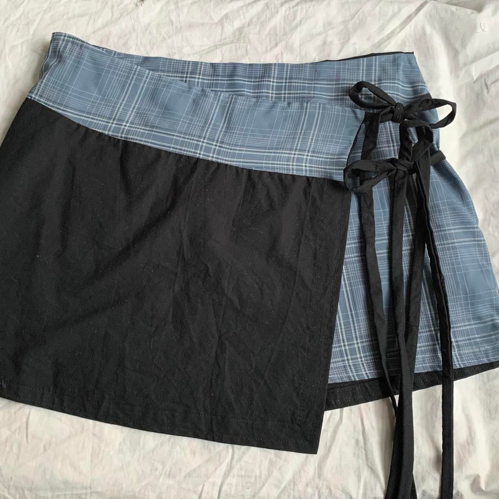 Wrap Mini Skirt