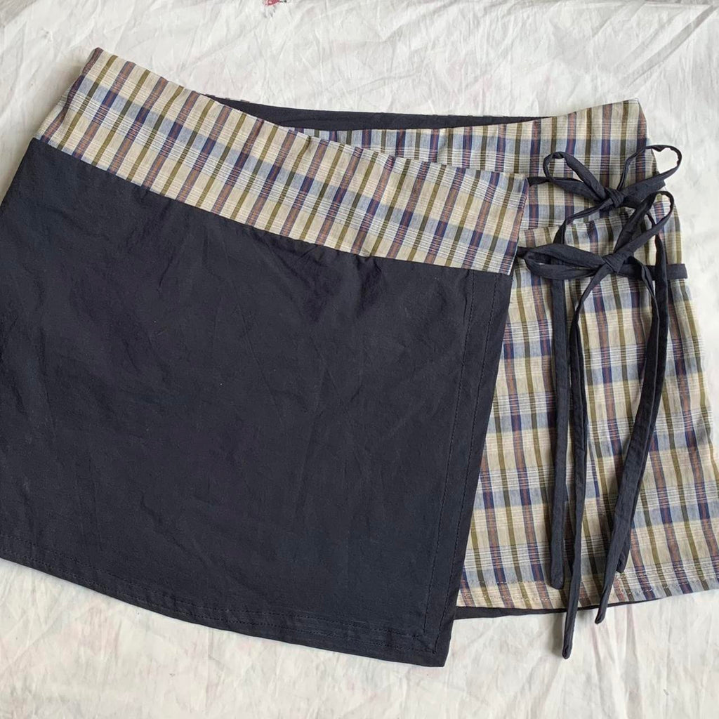 Wrap Mini Skirt