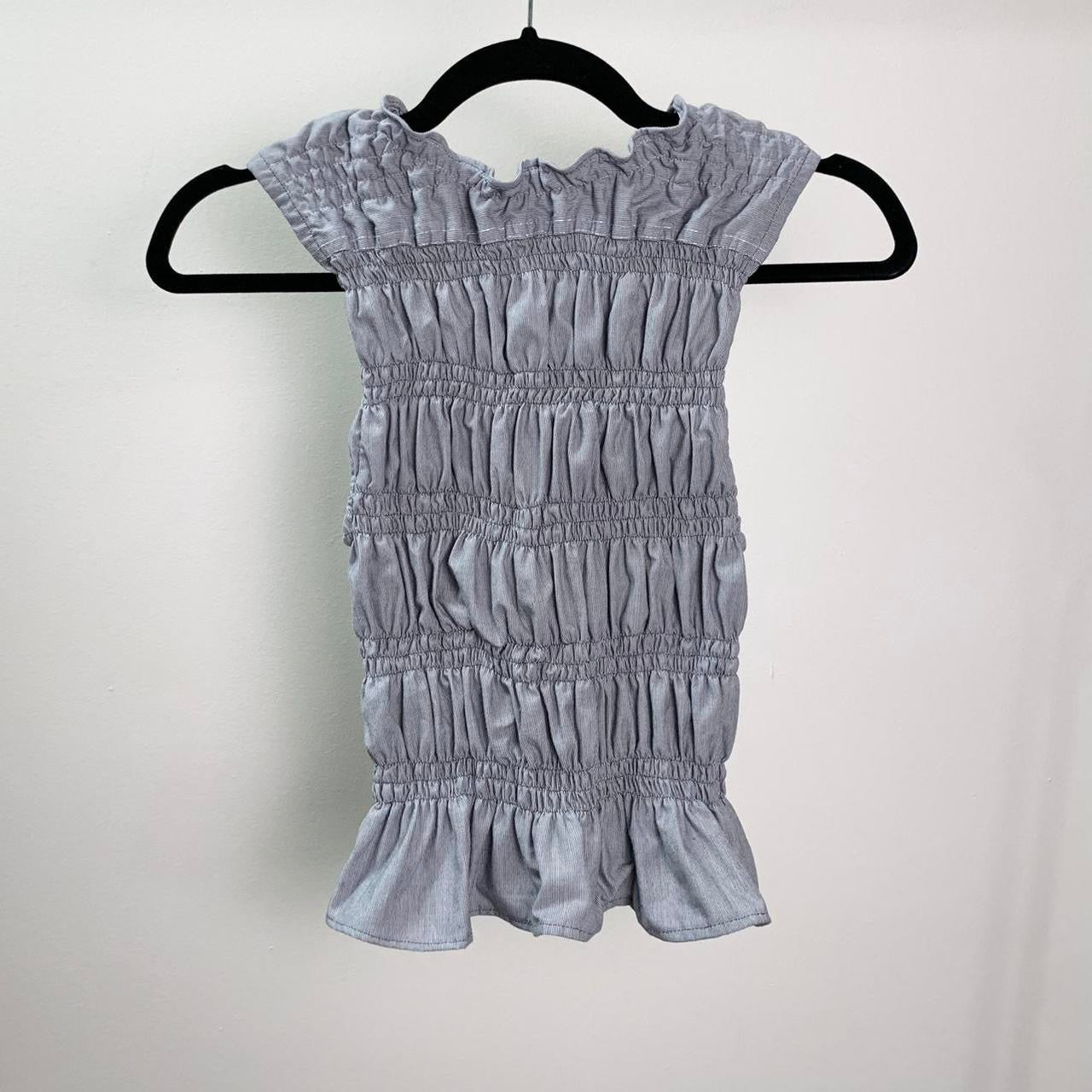 Striped Ruched Tank Top