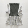 Check Mini Dress