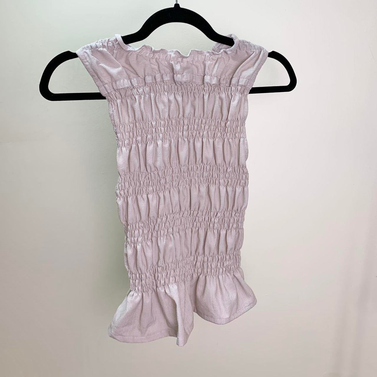 Striped Ruched Tank top