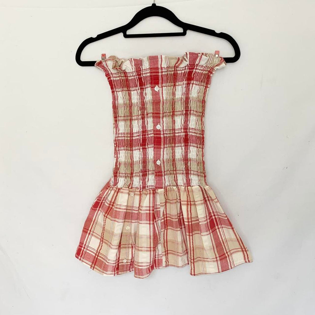 Plaid Mini Dress
