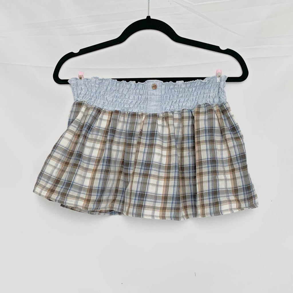 Plaid Mini Skirt