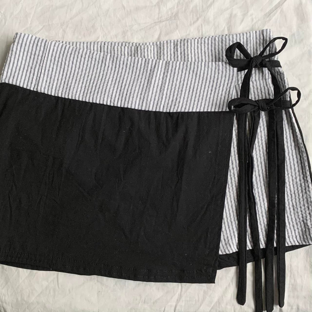 Wrap Mini Skirt