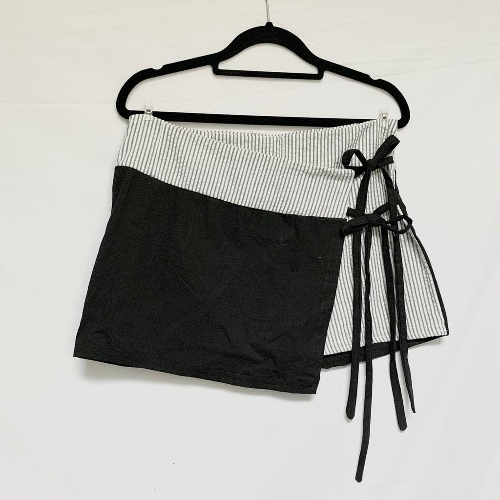 Wrap Mini Skirt