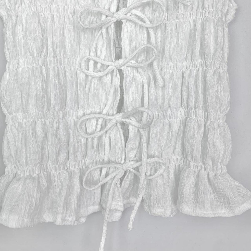 Ruched Bow Tank Top