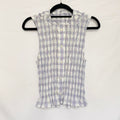 Plaid Ruched Tank Top