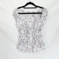 Floral Embroidered Milkmaid Top