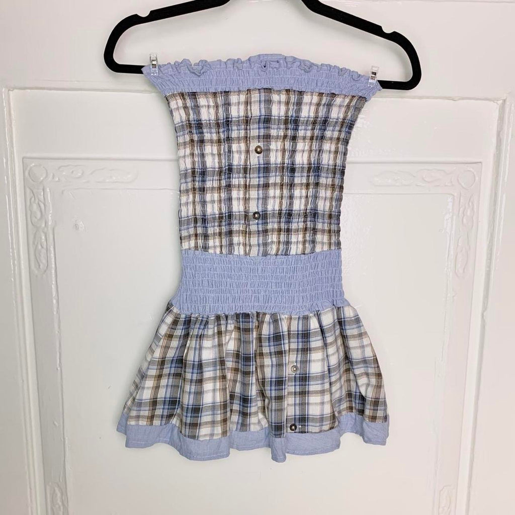 Plaid Mini Dress