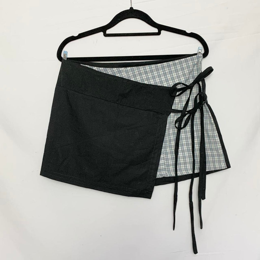 Wrap Mini Skirt