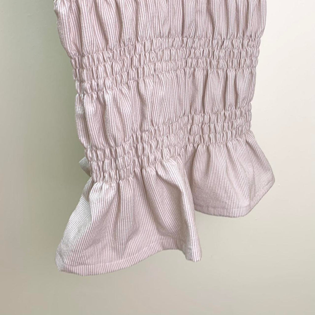 Striped Ruched Tank top