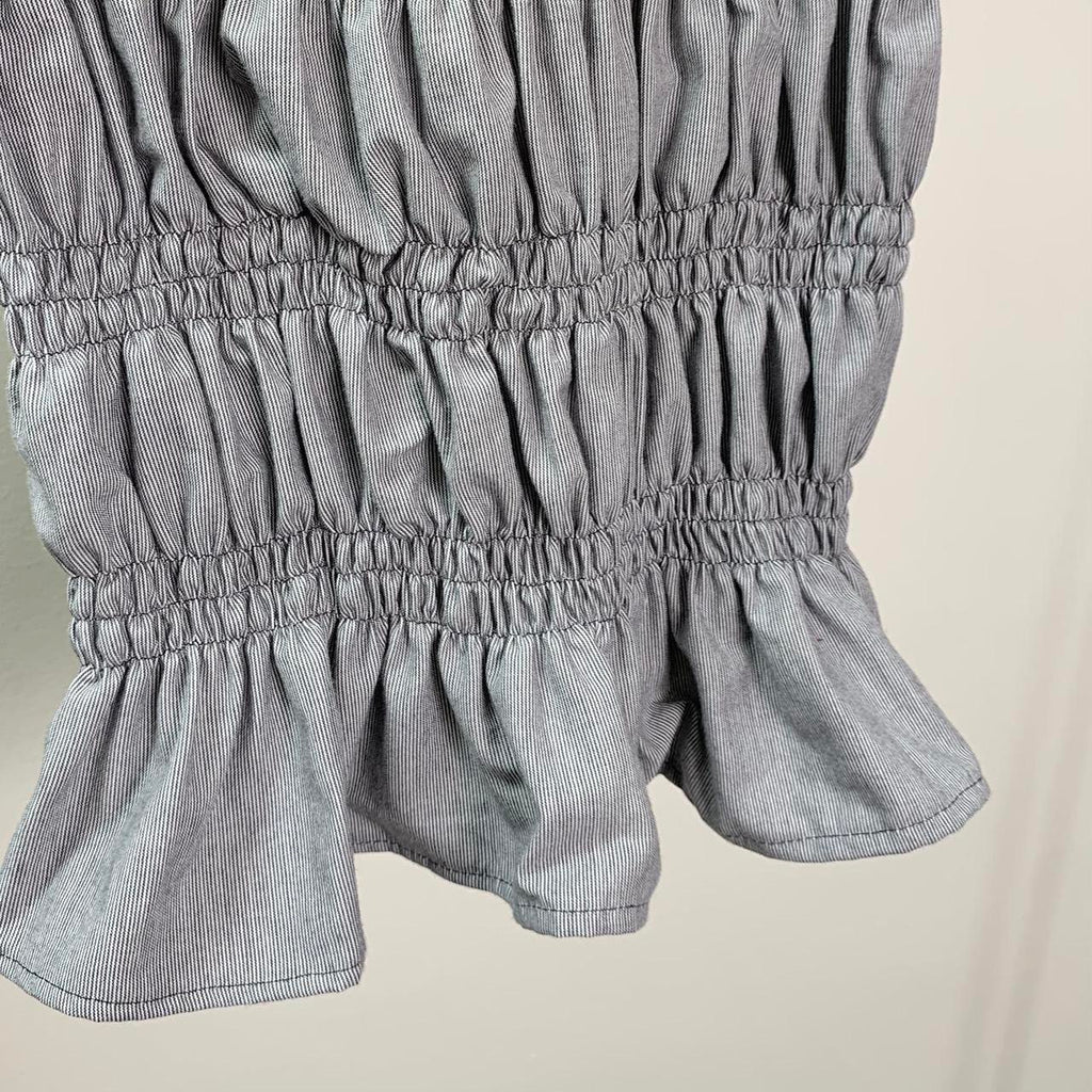 Striped Ruched Tank Top