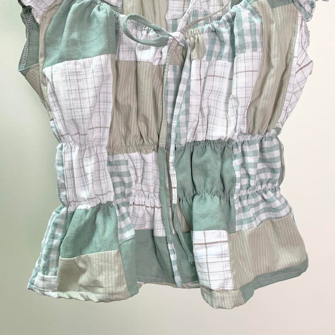 Patchwork Milkmaid Top